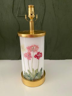 Liz Marsh Designs Garden Primulas Decoupage Lamp