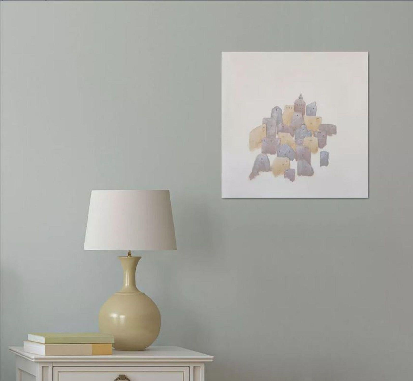 Lost In Valletta Nr.1, Mixed Media auf Leinwand im Angebot 1