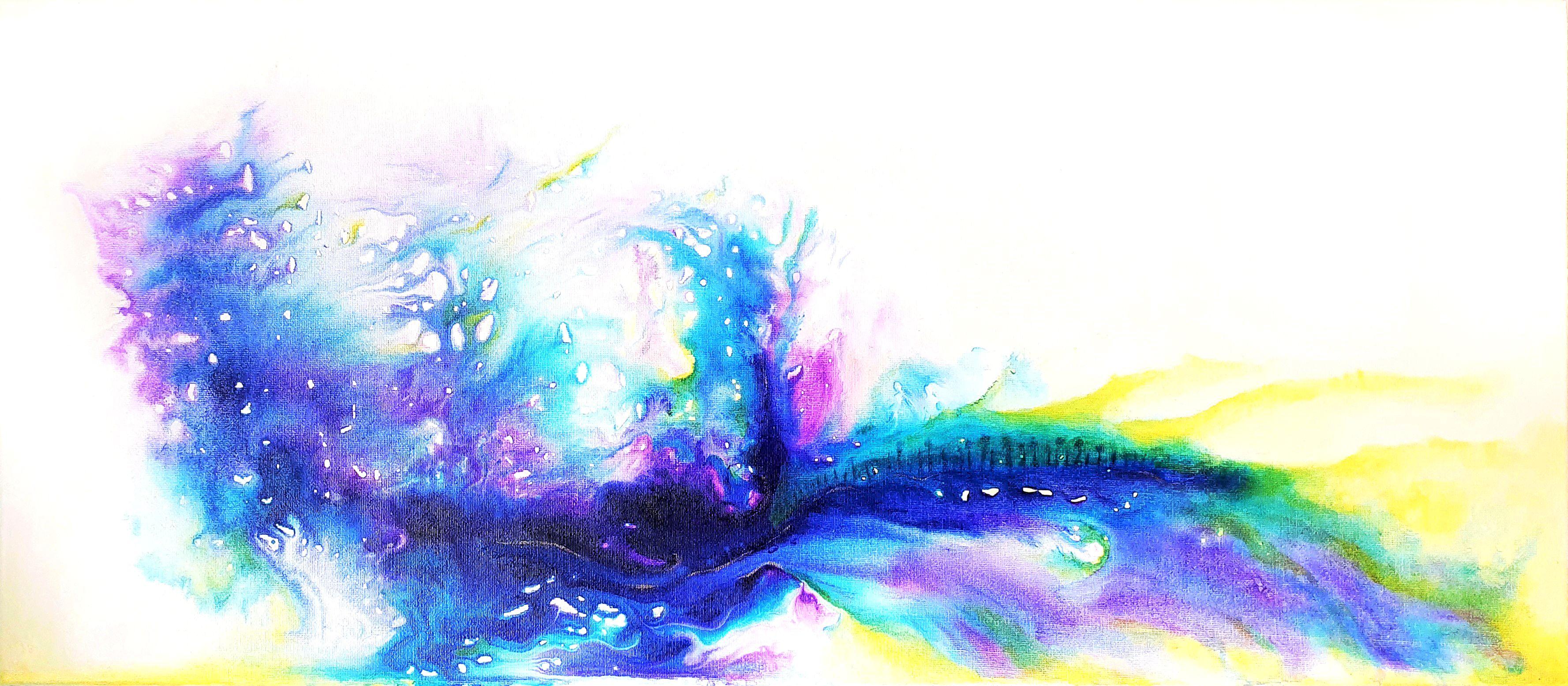 Into Consciousness, Malerei, Acryl auf Leinwand – Painting von Liz McDonough