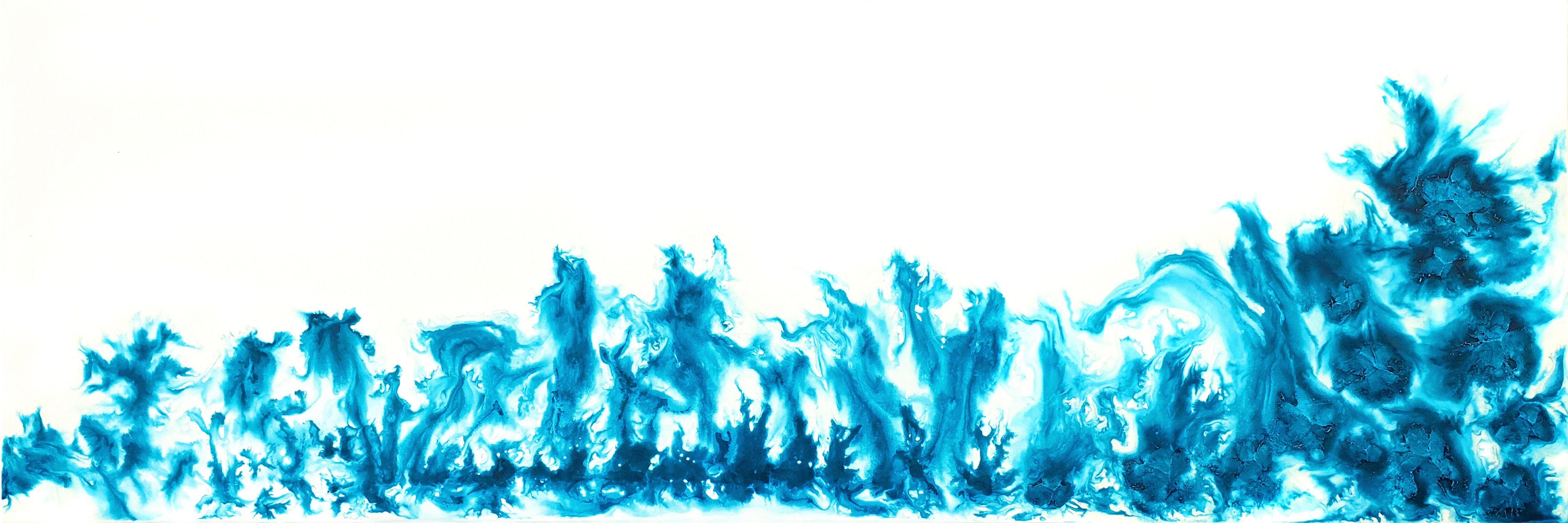 Liz McDonough Abstract Painting - Portal of Aligned Manifestation, Painting, Acrylic on Canvas