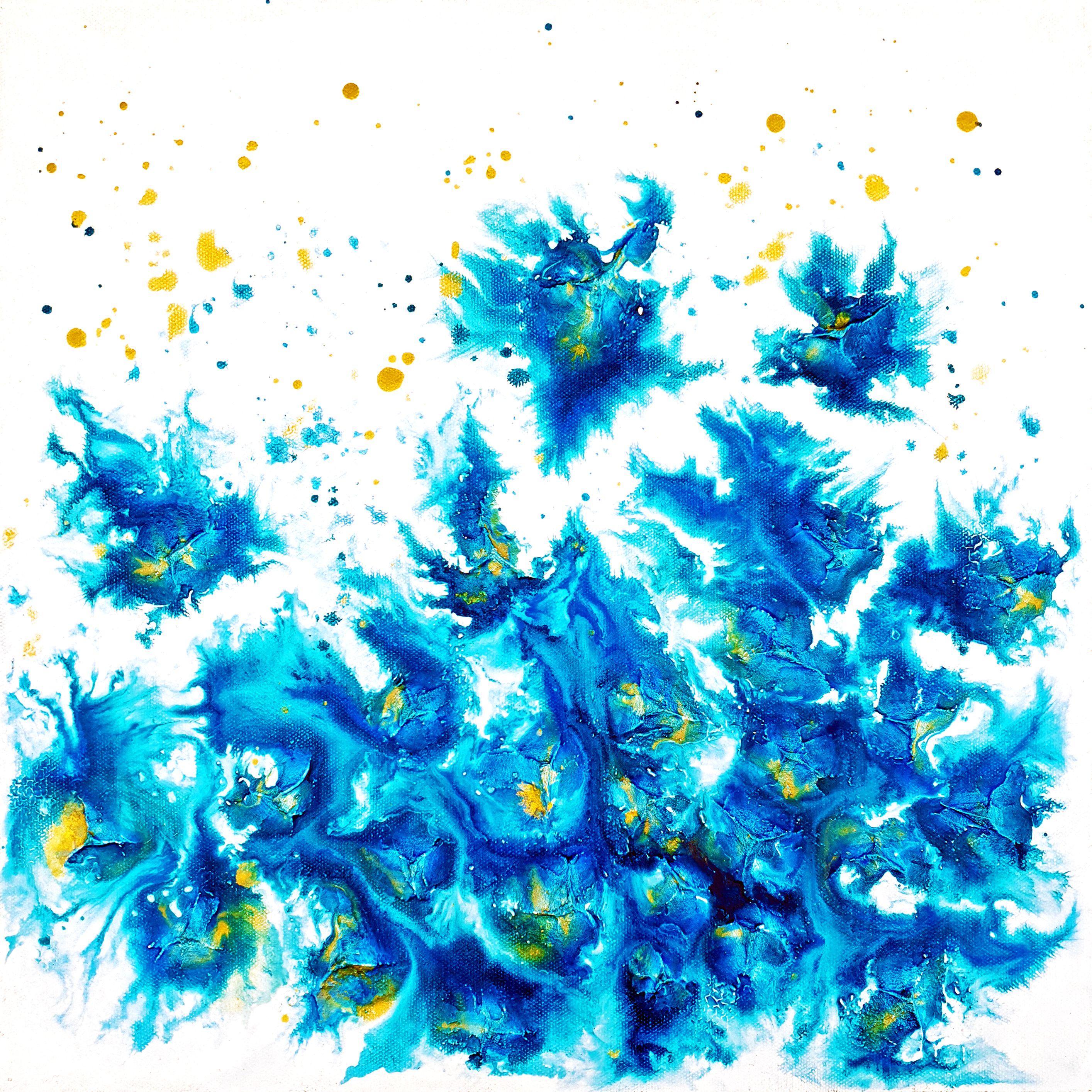 Abstract Painting di Liz McDonough - Portale dell'anima espressa, Pittura, Acrilico su tela