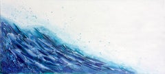 Summer Waves No.1, Painting, Acrylic on Canvas