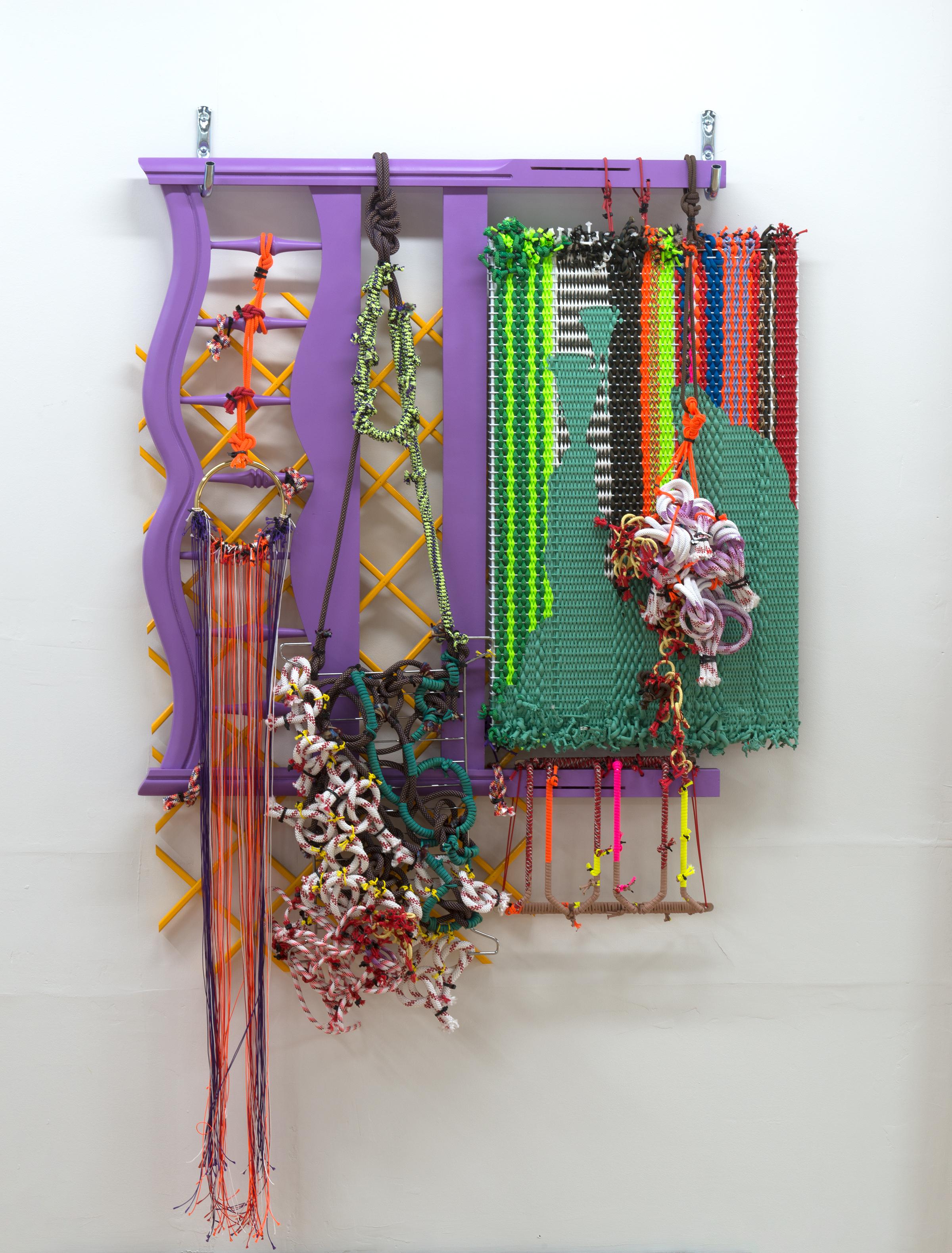 ADORNED OBSOLESCENCE 01 - Sculptural Wall Hanging w/ Found & Repurposed Objects - Mixed Media Art by Liz Miller