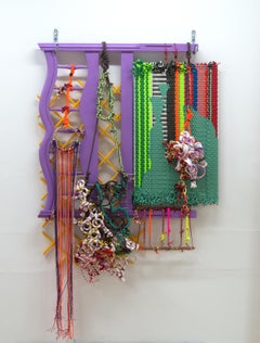 ADORNED OBSOLESCENCE 01 - Sculptural Wall Hanging w/ Found & Repurposed Objects