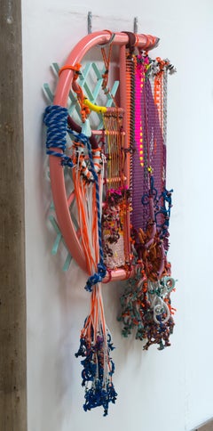 ADORNED OBSOLESCENCE 02 - Sculptural Wall Hanging w/ Found & Repurposed Objects