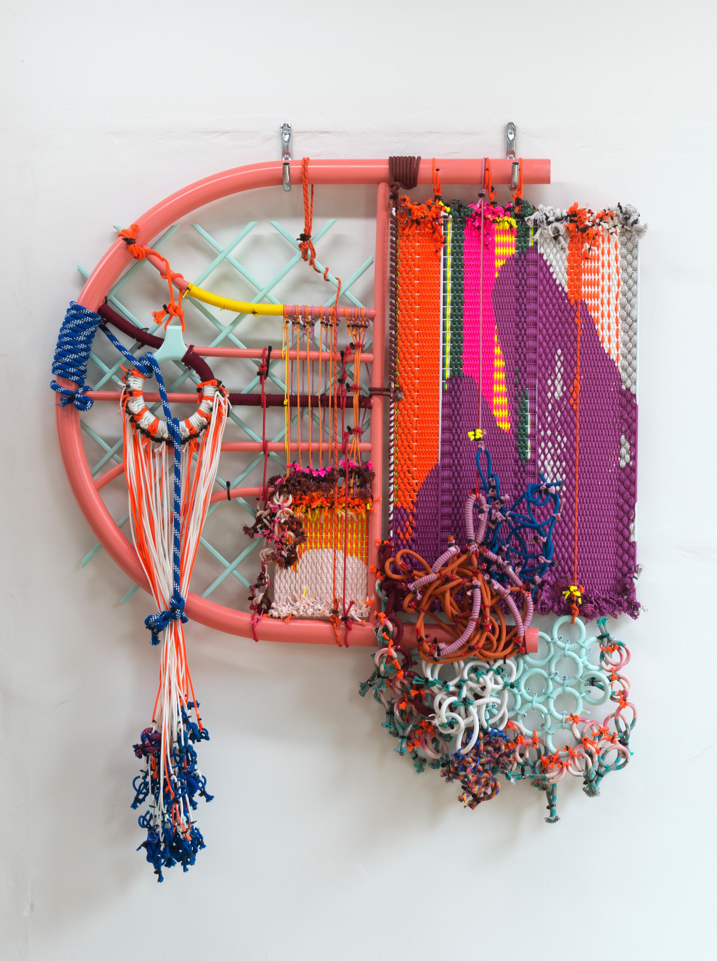 ADORNED OBSOLESCENCE 02 - Sculptural Wall Hanging w/ Found & Repurposed Objects - Mixed Media Art by Liz Miller