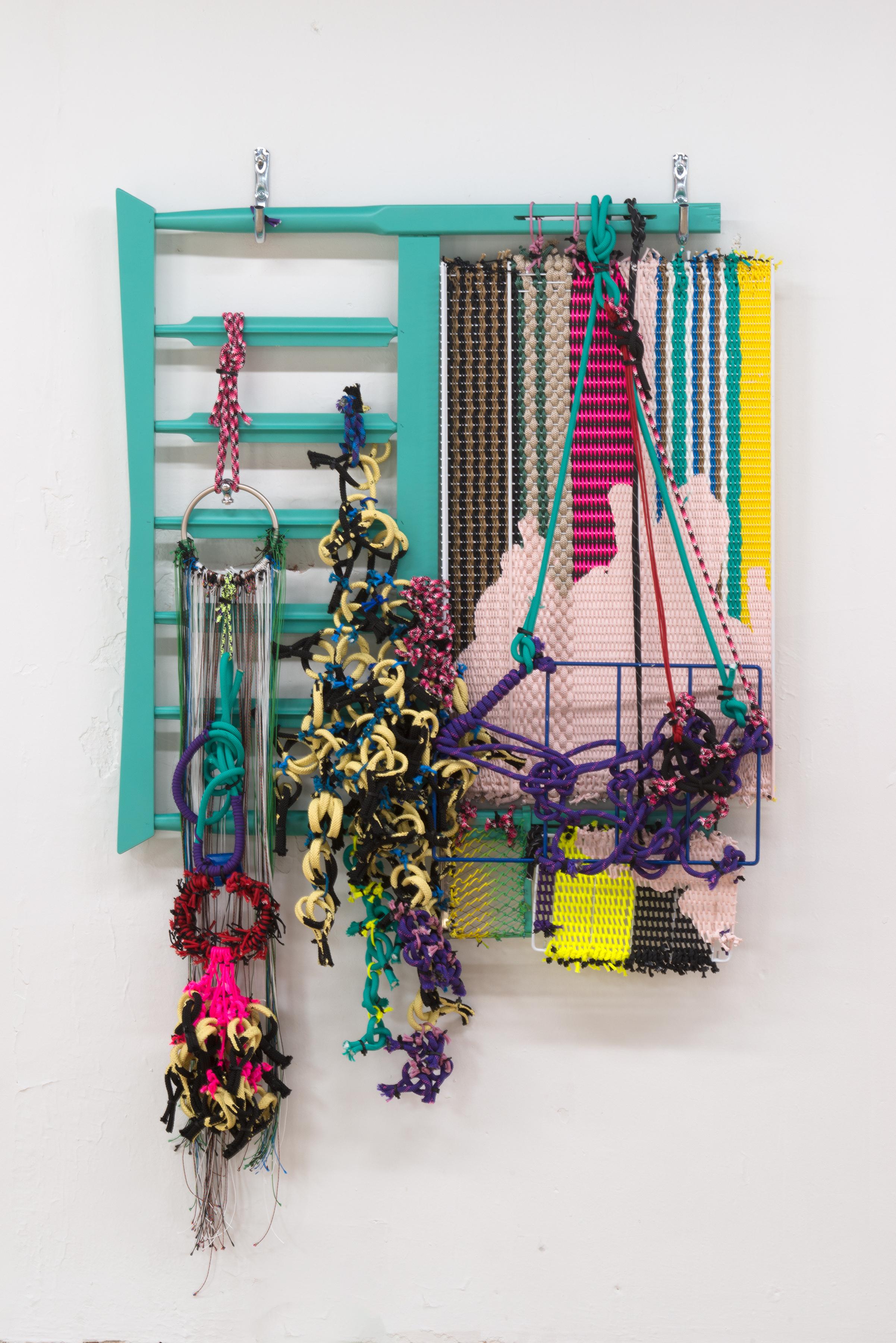 ADORNED OBSOLESCENCE 03 - Sculptural Wall Hanging w/ Found & Repurposed Objects - Mixed Media Art by Liz Miller