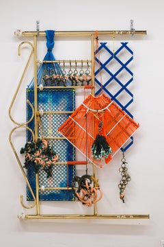 ADORNED OBSOLESCENCE 5 - Sculptural Wall Hanging w/ Found & Repurposed Objects