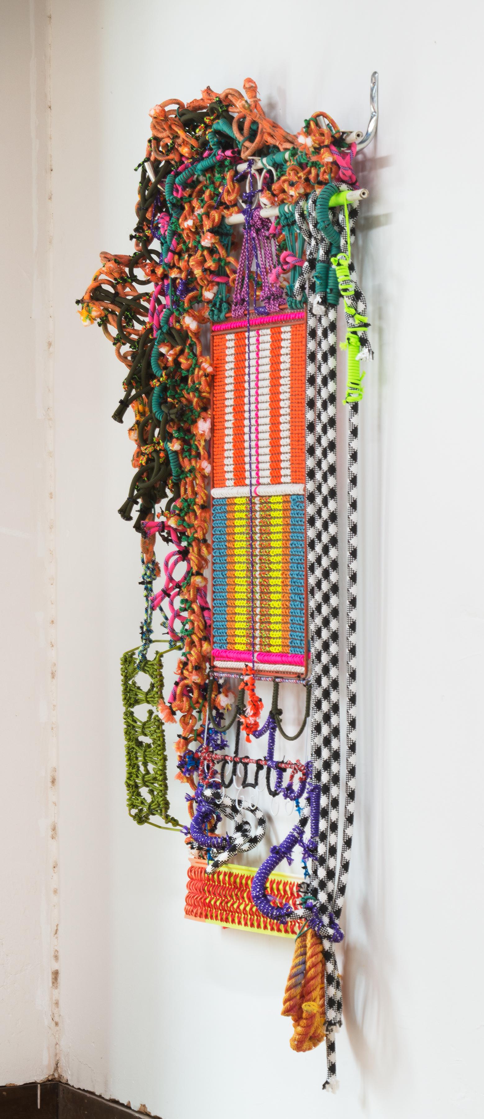ARCHITECTURAL HYPERBOLE 04 Sculptural Wall Hanging w/ Found & Repurposed Objects For Sale 1