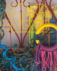 STRUCTURAL POROSITY 02 - Sculptural Wall Hanging w/ Found & Repurposed Objects