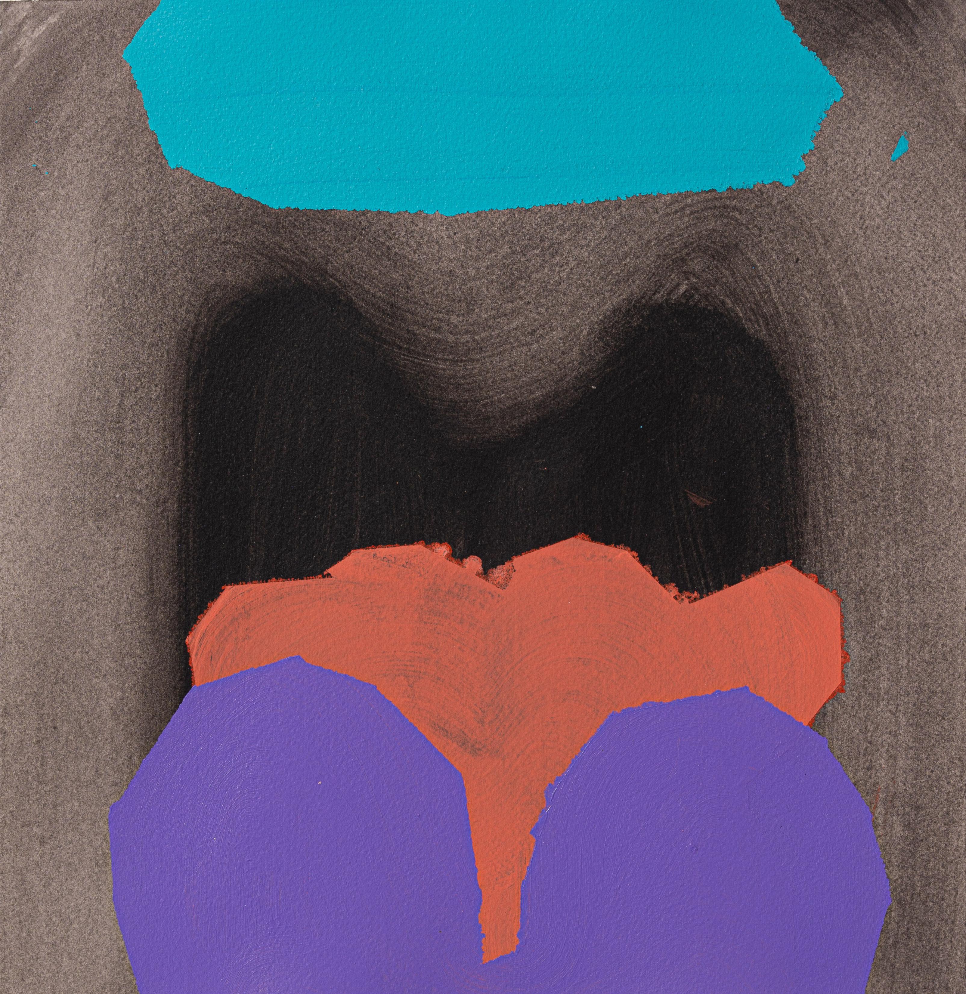 Binge Worthy (abstract, bright colors, dark colors, layers)