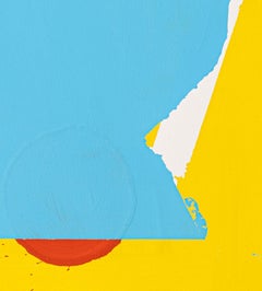 Major (abstract, bright colors, yellow, blue, layers)