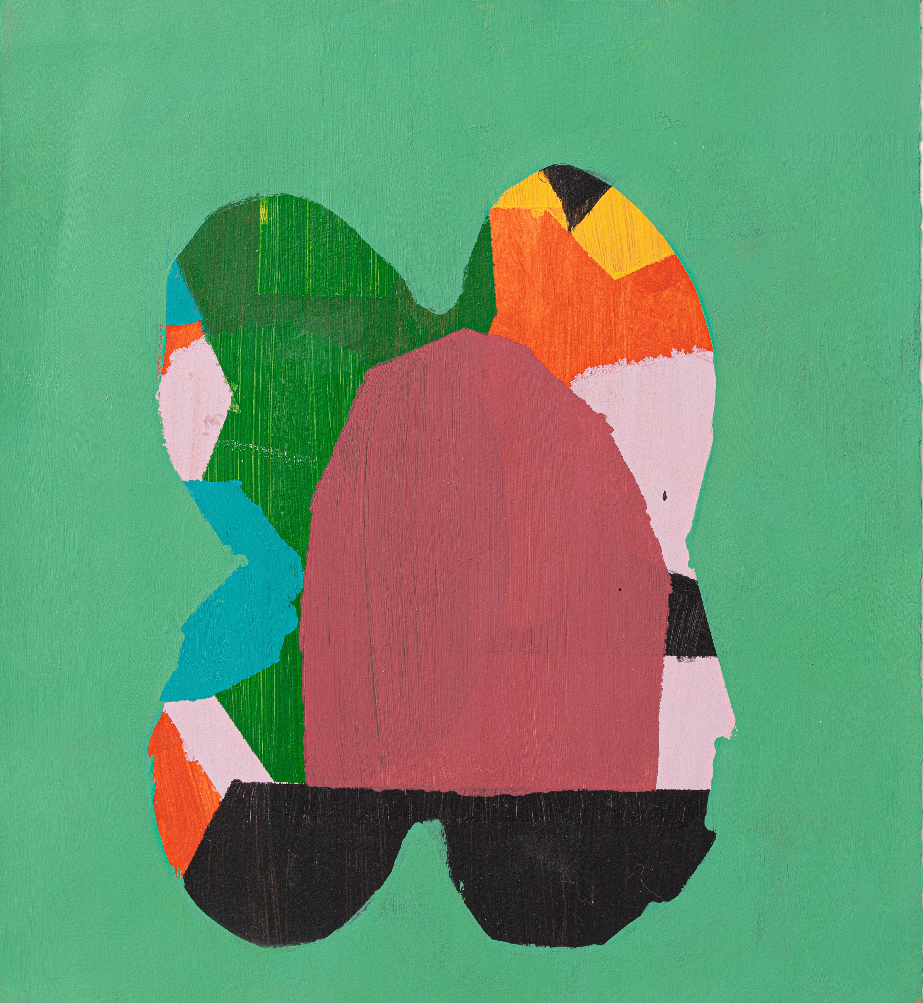 Abstract Painting Liz Rundorff Smith - Visage de salope au repos