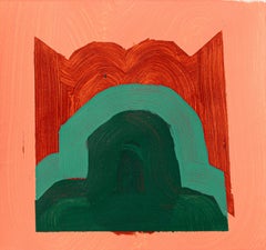 Underbite (astratto, motivi, colori vivaci, strati, rosso, verde, texture)