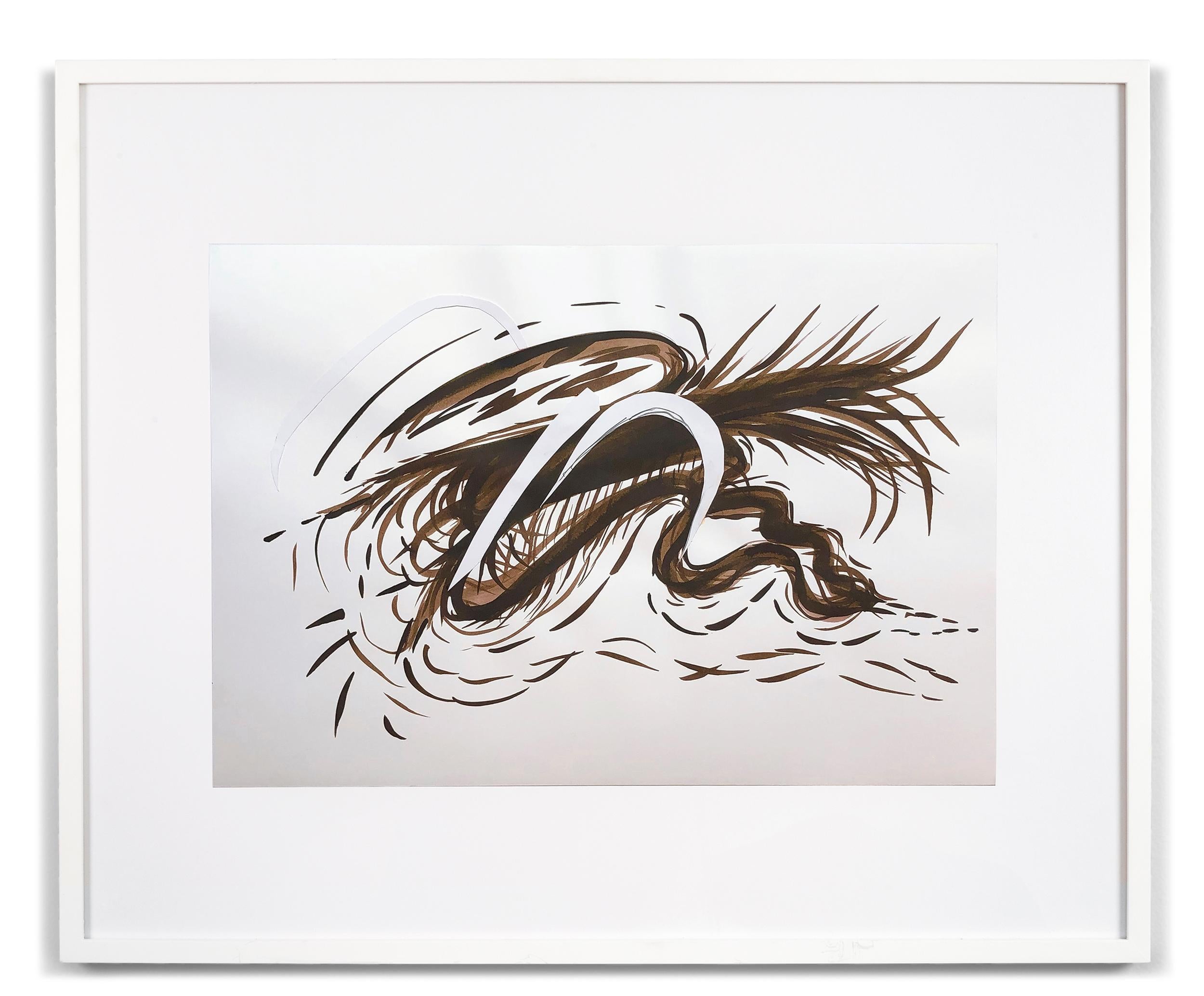 Liz Sloan Abstract Painting - Dragon