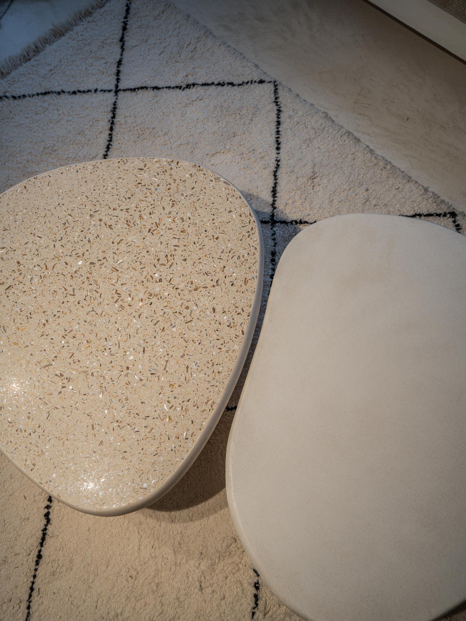 Liz Tables Boho Style Coffee Table Boulder Form Naturelle size 100 For Sale 5