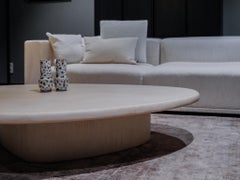 Liz Tables Boulder Shape Coffee Table in Mortex