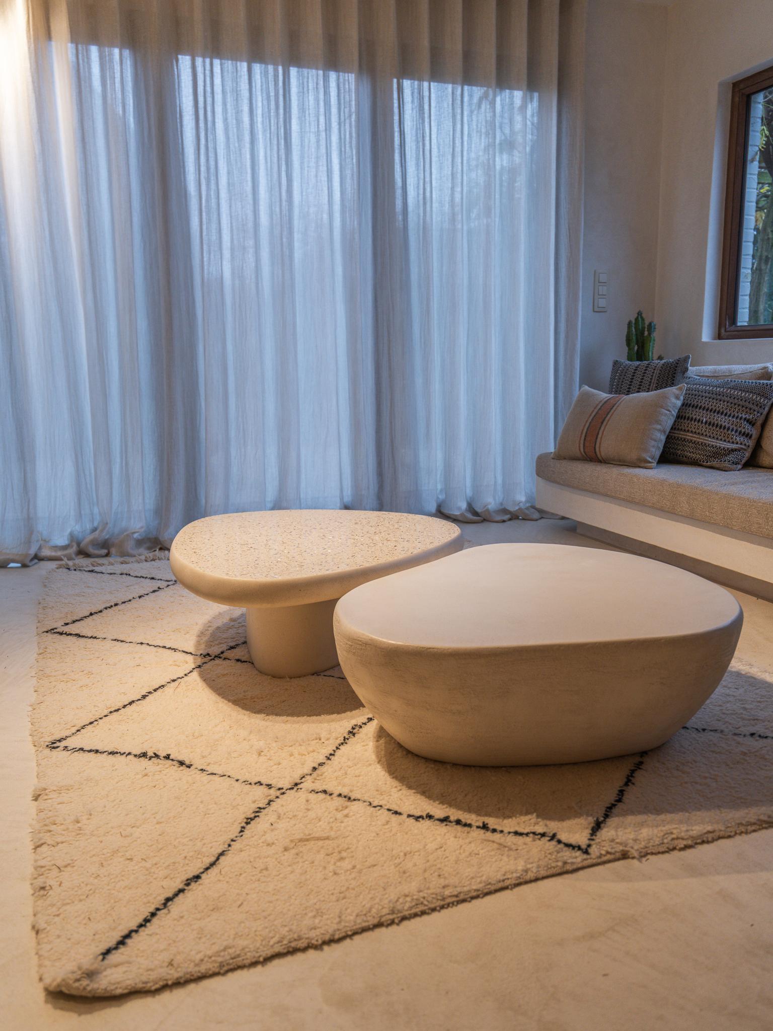 Table basse Liz avec incrustation en terrazzo en vente 1
