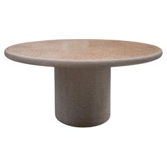 Liz Tables Outdoor Terrazzo in Terracotta Stones diameter 200cm(78inch)