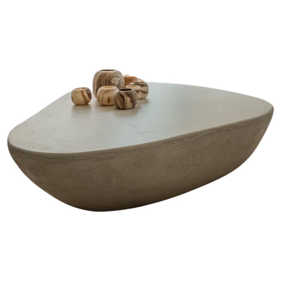 Liz Tables Boho Style Coffee Table Boulder Form Naturelle  For Sale