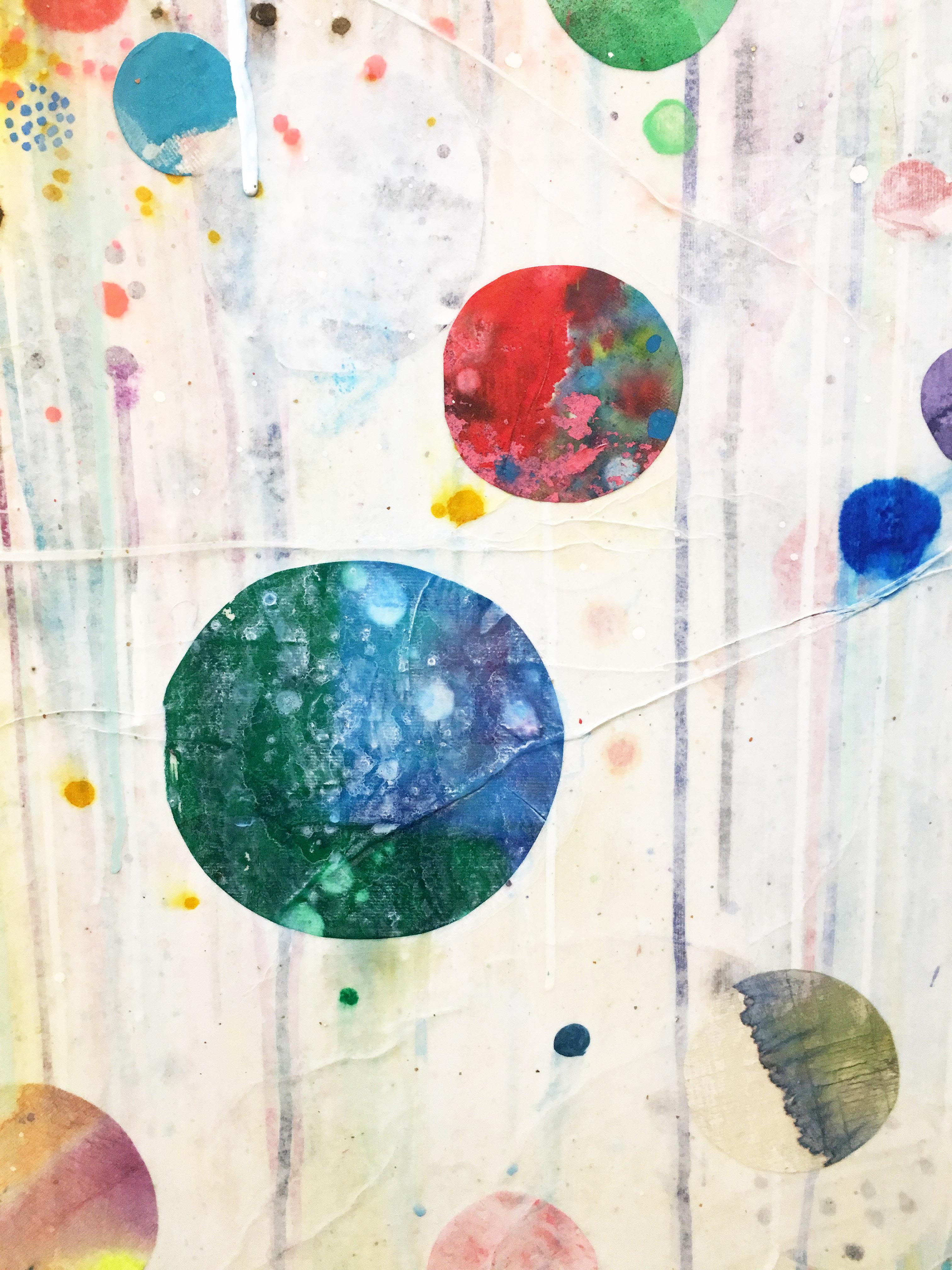 Colorful, Abstract painting, Liz Tran, Nico 1