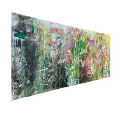 SPRING EQUINOX CYCLE II - Oil on Yupo Panel Painting of Plant Life in the Forest