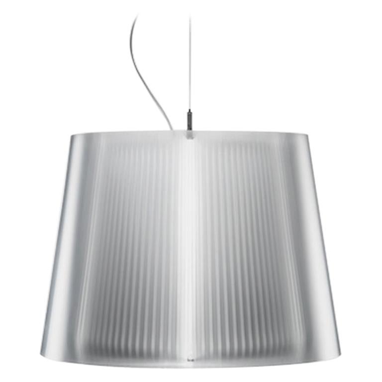 In Stock in Los Angeles, Liza Transparent Suspension Lamp, Made in Italy