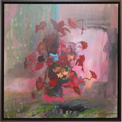 Flowers #10, Framed Acrylic Painting by Liza Zhdanova (2024)