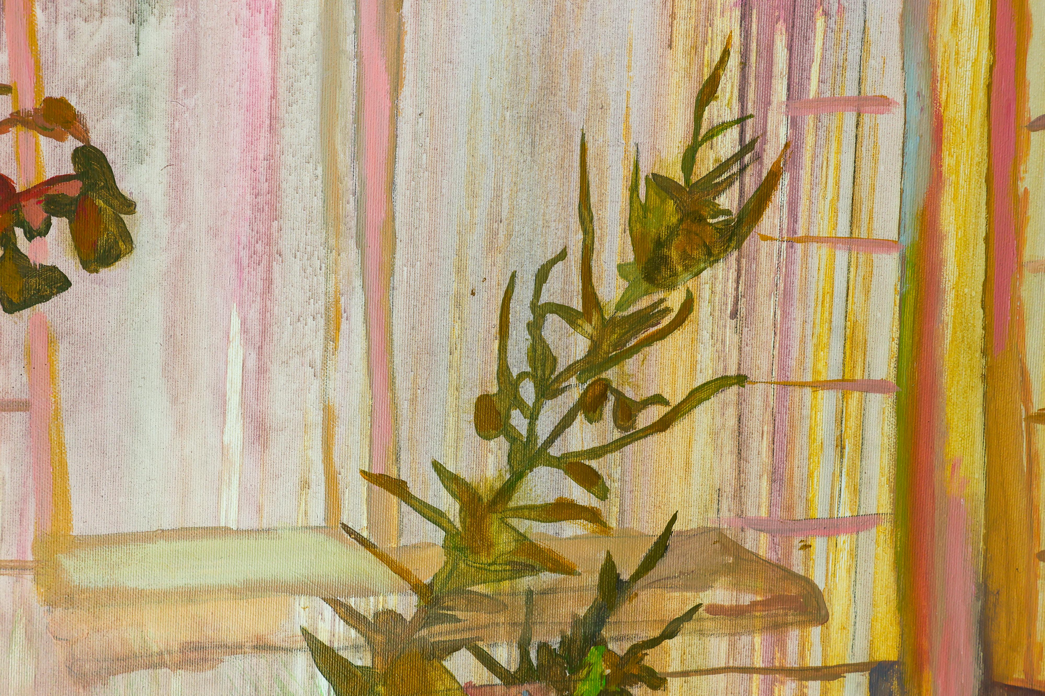 Flowers #10 large contemporary acrylic painting on canvas For Sale 10