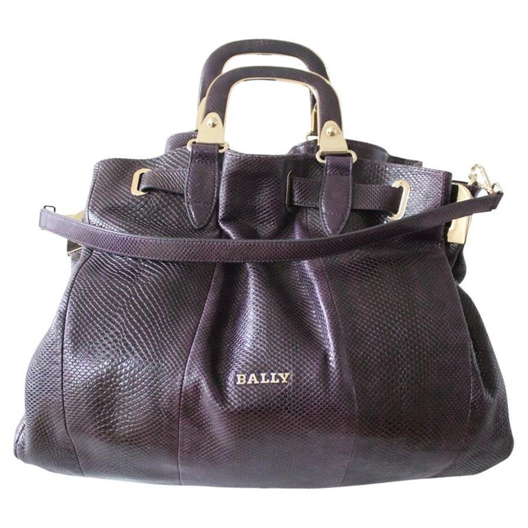 Bally Lizard bag size Unique For Sale at 1stDibs bally bag