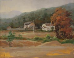 Lizhao Lan Landscape Original Oil On Canvas "Red Soil"