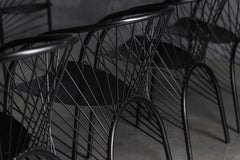 Sillas "Lizzie" de Regis Portier para Paolo Pallucco, Italia, años 80