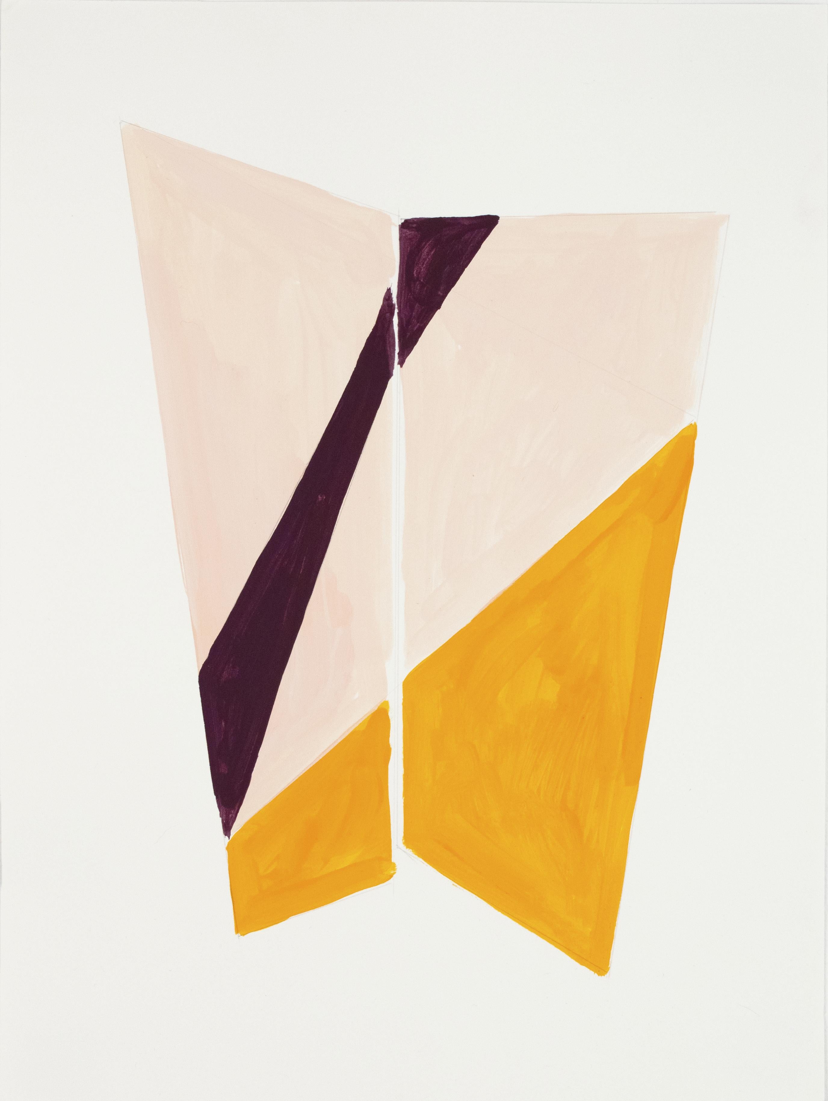 Lizzie Scott Abstract Painting - Infinite Pink Orange Violet Line 1