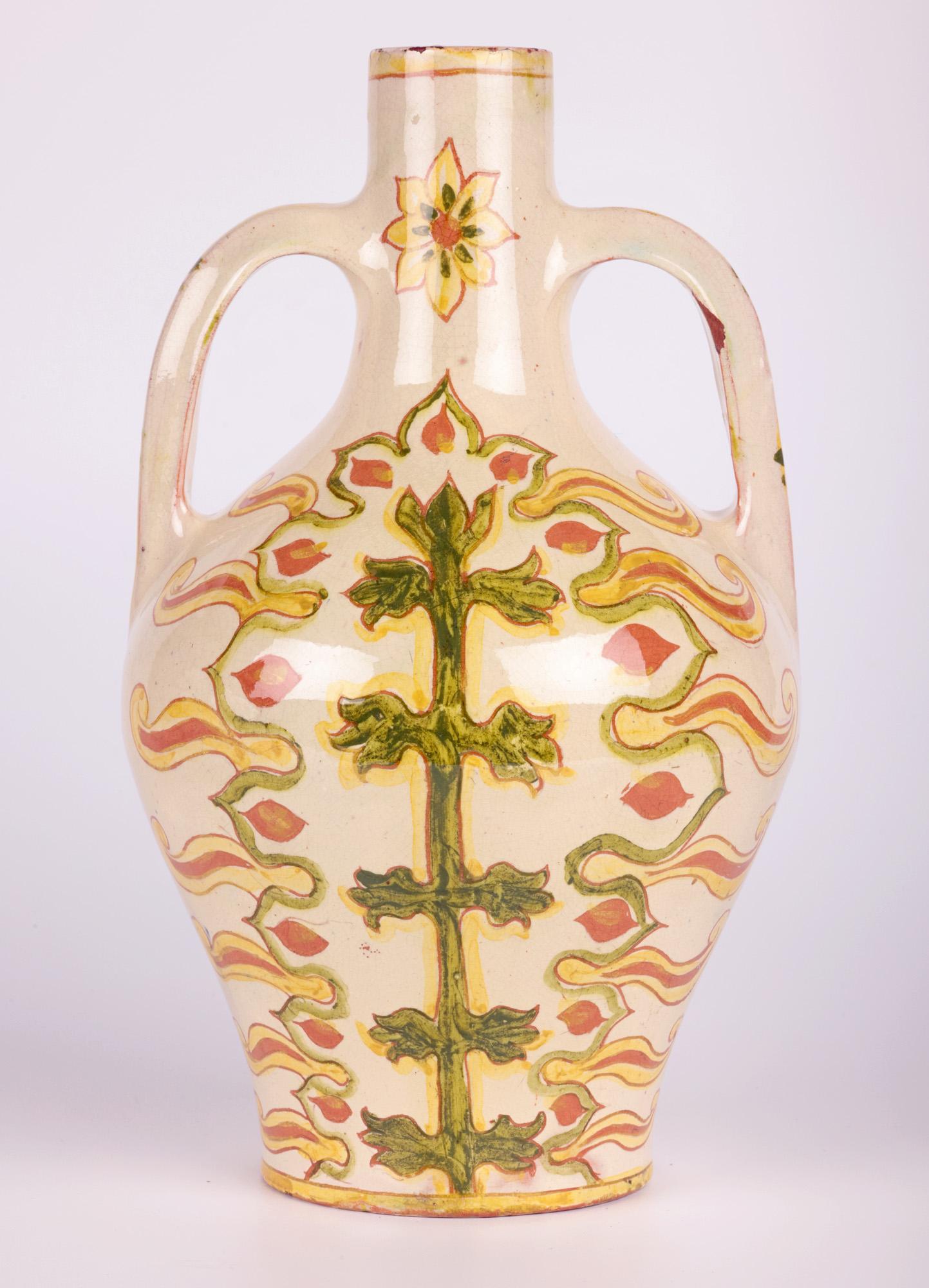 Lizzie Wilkins Della Robbia Birkenhead Arts & Crafts Vase For Sale 2