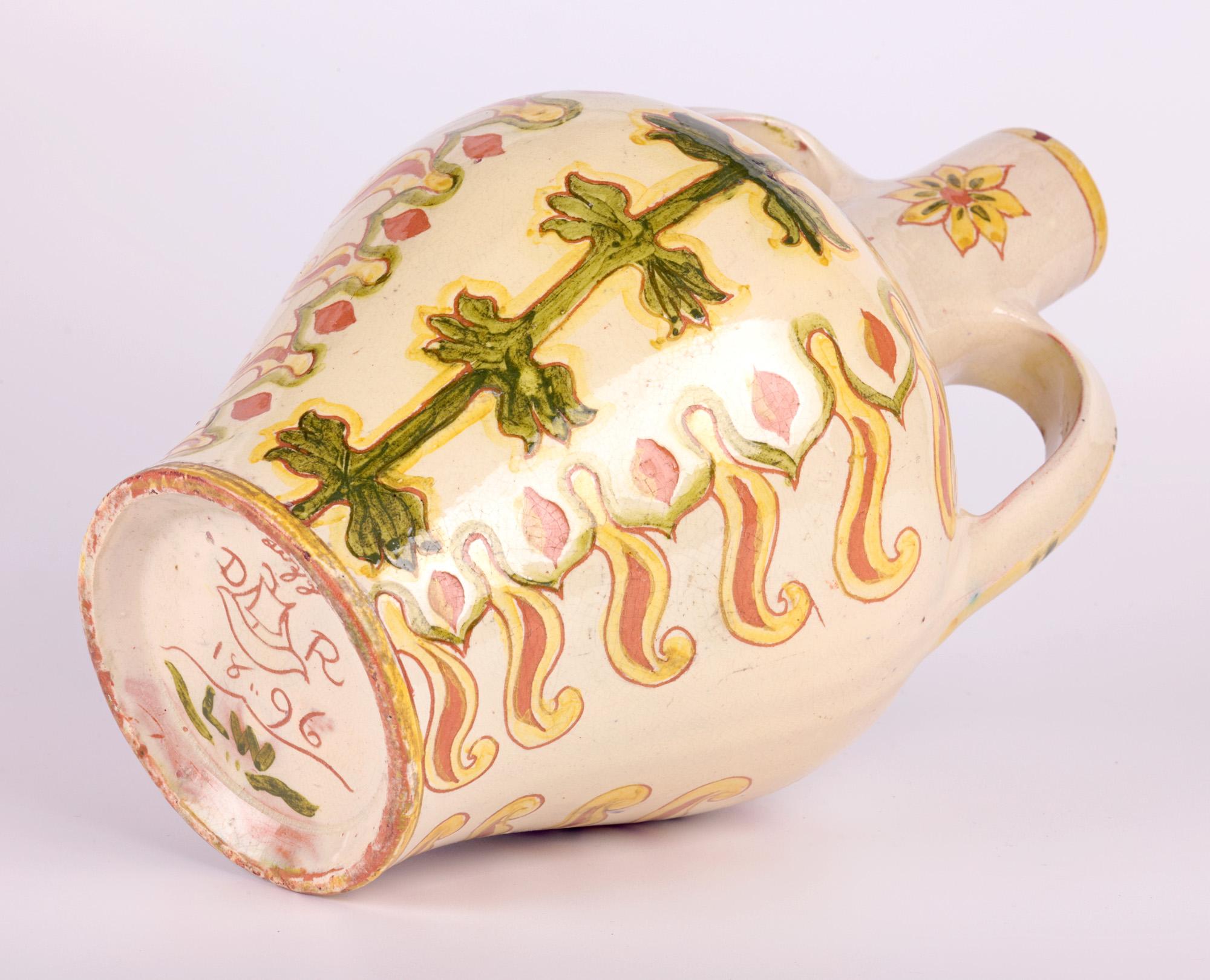 Lizzie Wilkins Della Robbia Birkenhead Arts & Crafts Vase For Sale 3
