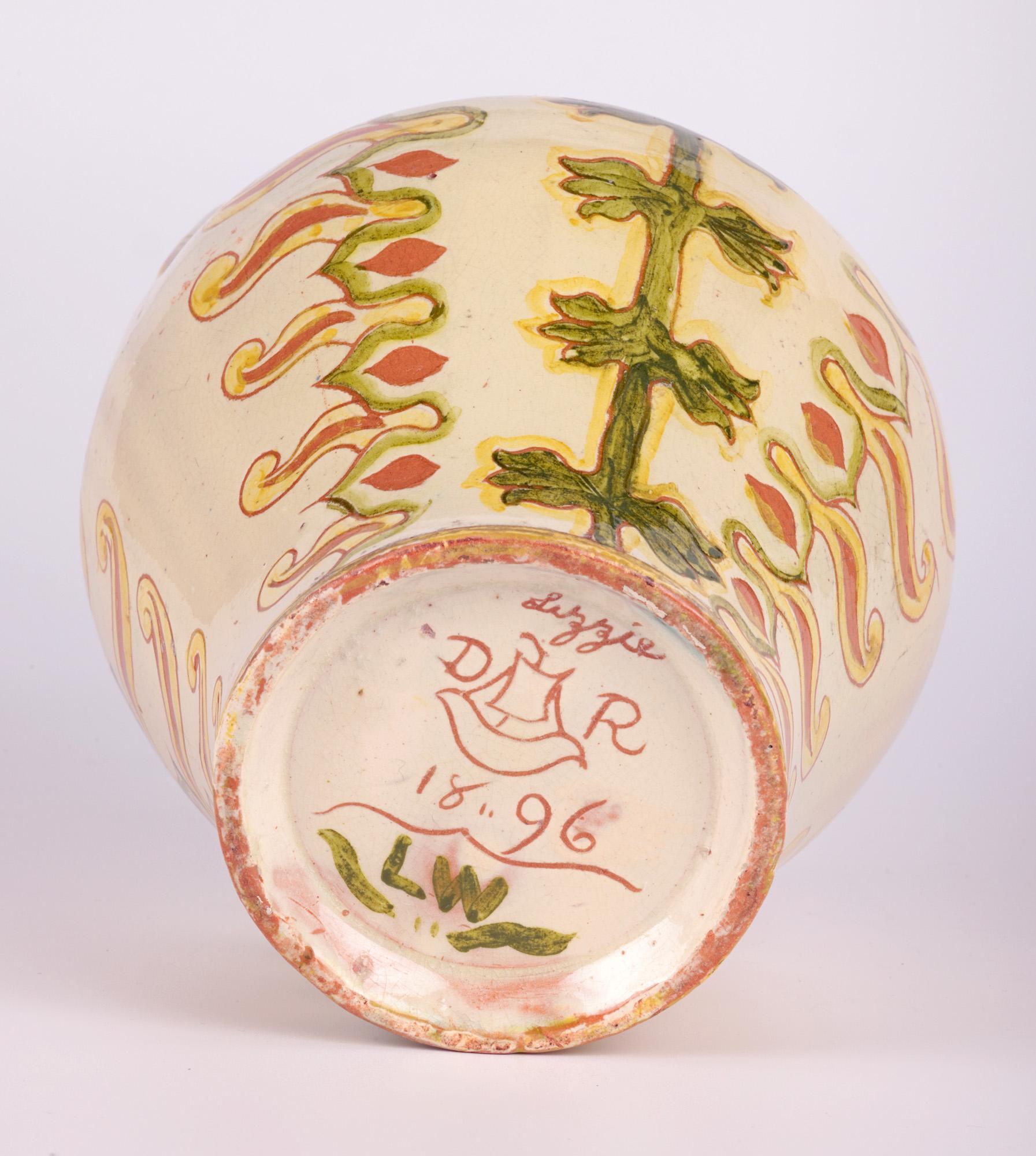 Lizzie Wilkins Della Robbia Birkenhead Arts & Crafts Vase For Sale 6