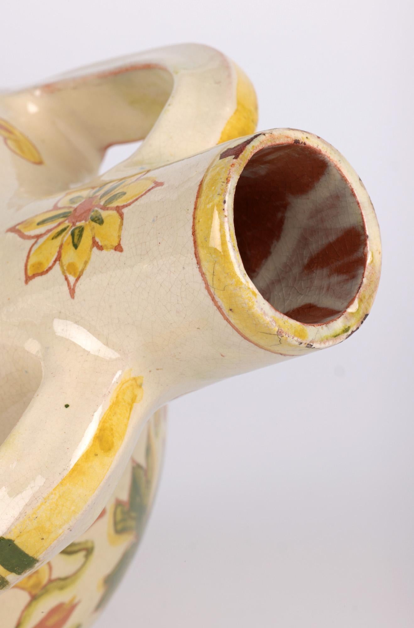 Terracotta Lizzie Wilkins Della Robbia Birkenhead Arts & Crafts Vase For Sale