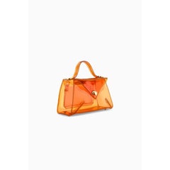 LJ 'Jelly' Handbag Small Garfield Orange Recyclable PVC