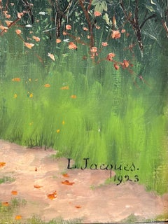 "Hermance, Genève" by L. Jacques - Oil on Canvas - 65x85.5 cm