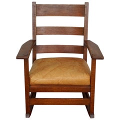 L&JG Stickley Schaukelsessel Rocker #827