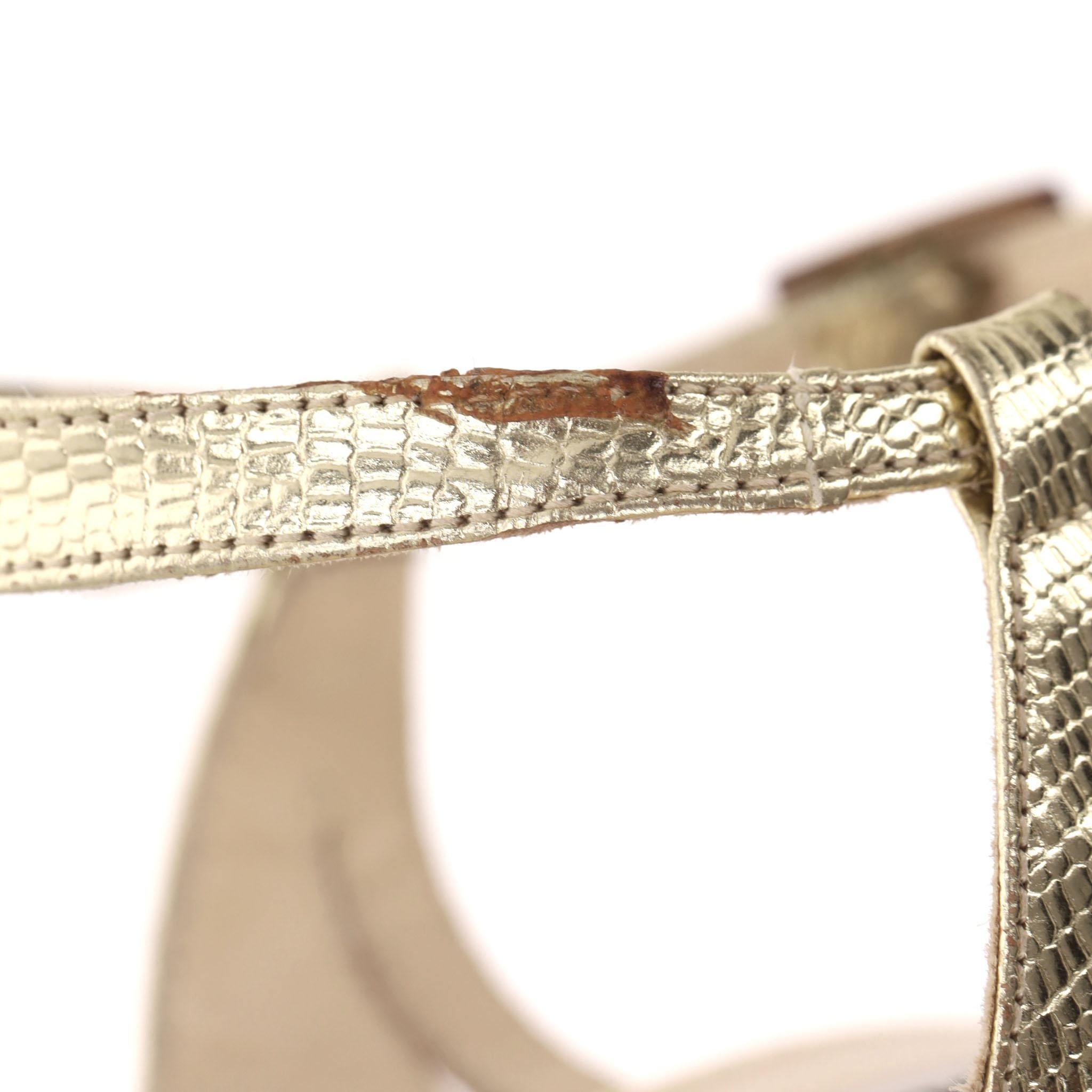 L.K. Sandalias Bennett Lydia Con Tacón De Cuña Tejido en venta 4