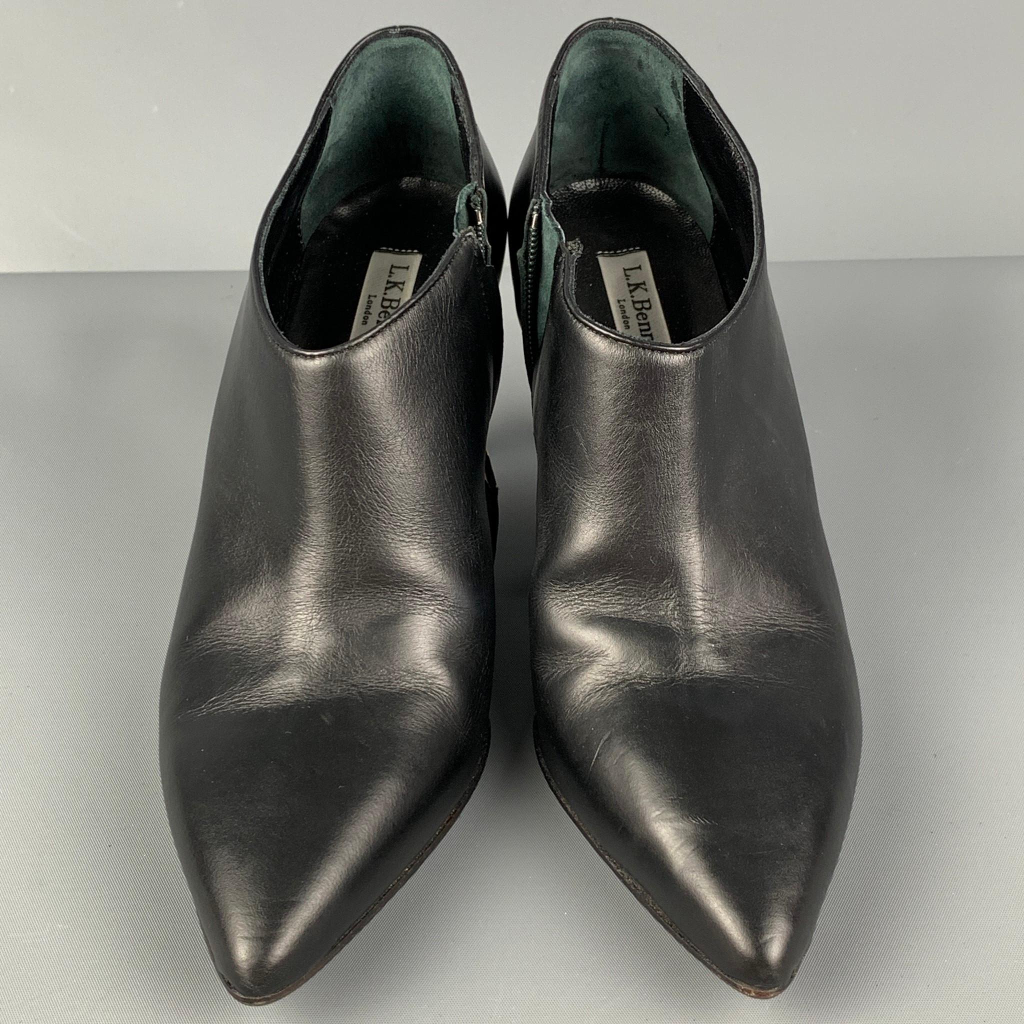 Women's L.K.BENNETT Size 6 Black Leather Boots