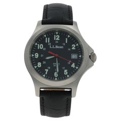 L.L. Bean Mens Watch Stainless Steel Quartz