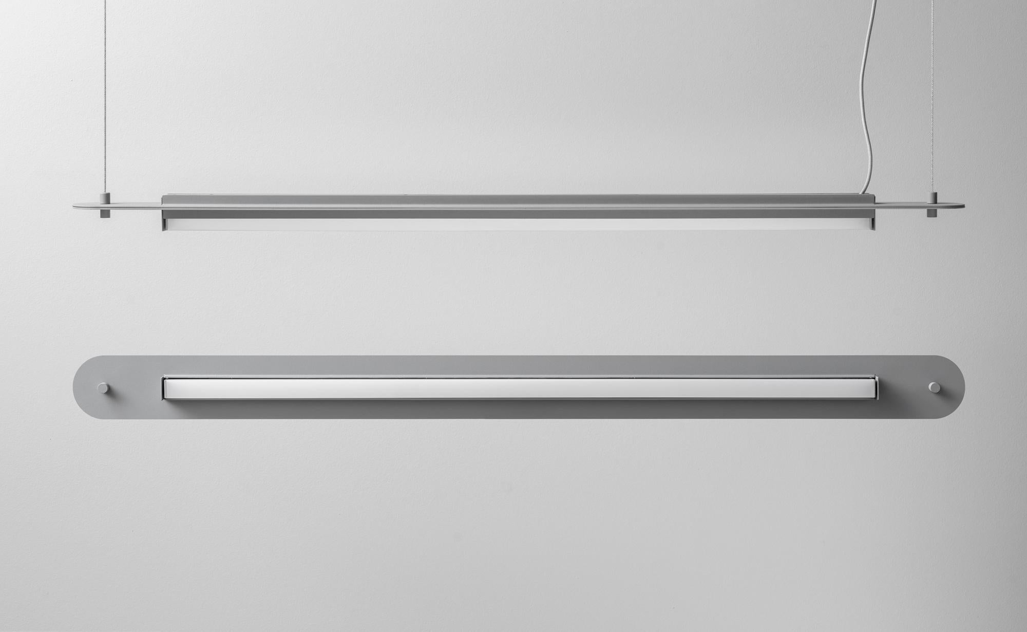 Alluminio Lampada a sospensione LL2 Grey di +kouple in vendita