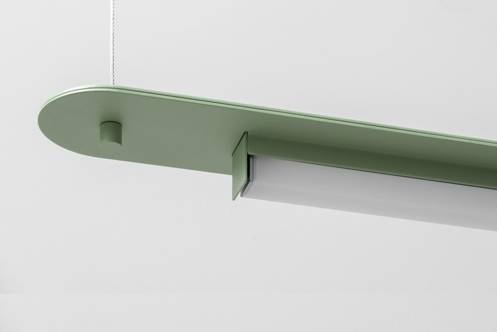 Postmoderno Lampada a sospensione LL2 Moss di +kouple in vendita