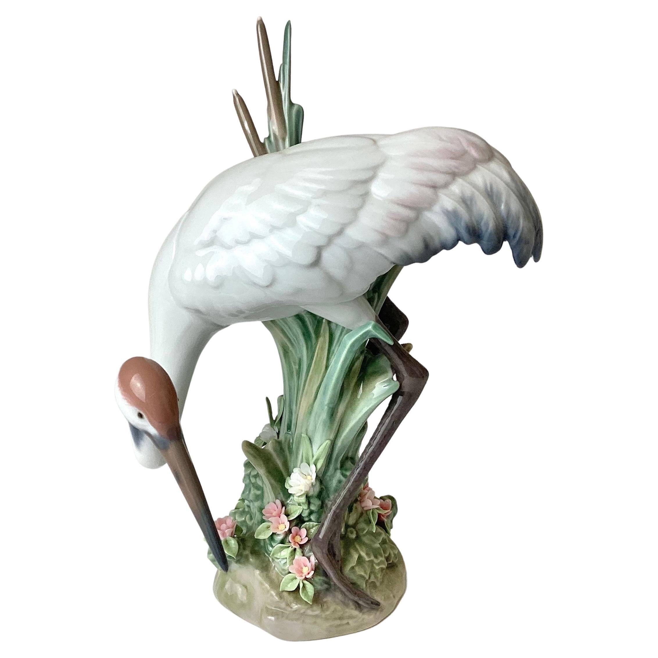 Lladro 1613 Bowing Crane For Sale