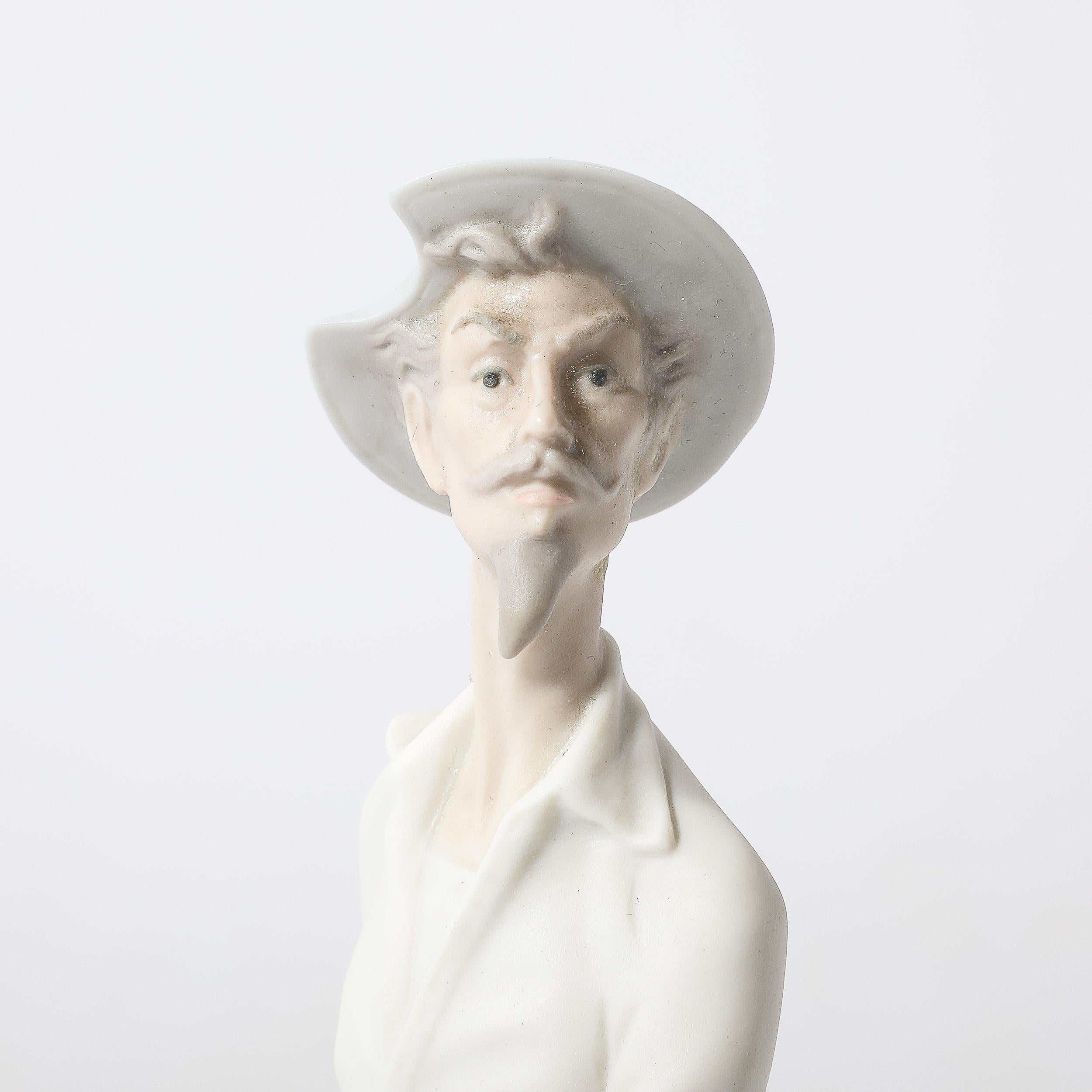 Lladro #4854 Porcelain Don Quixote Figurine In Excellent Condition For Sale In New York, NY