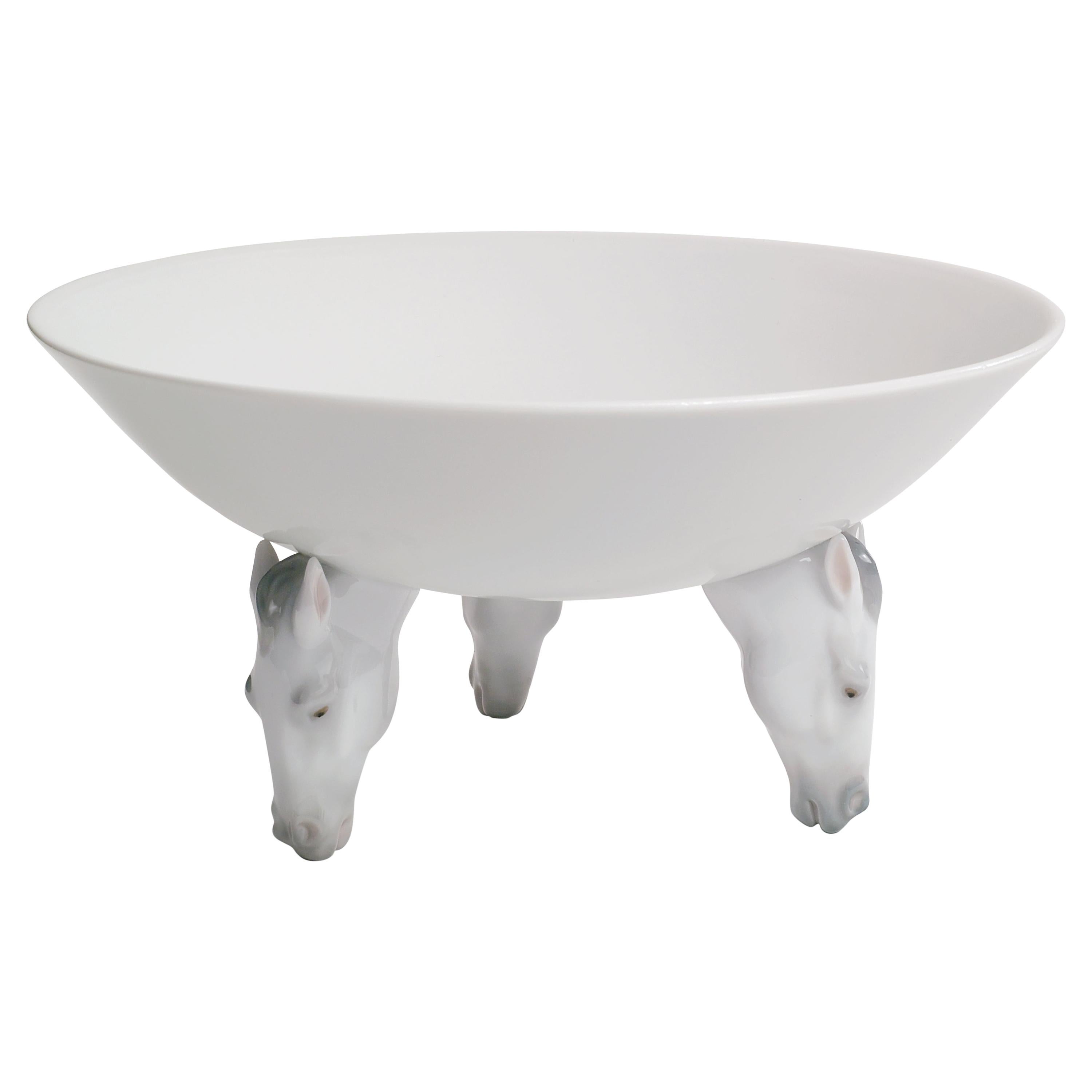Lladró Equus Pedestal Bowl by Bodo Sperlein For Sale
