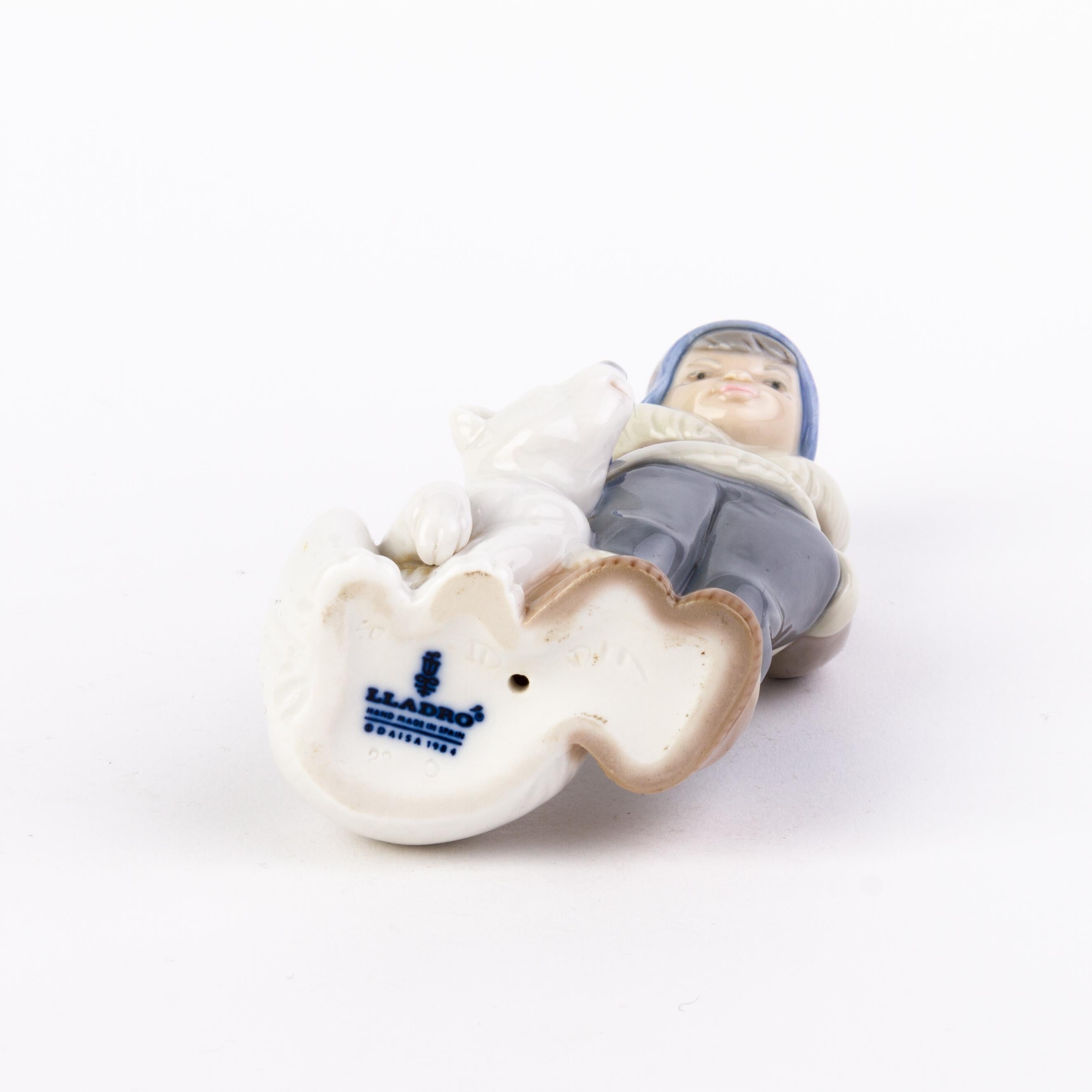 lladro eskimo boy