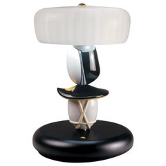 Lladró Hairstyle (H/M) Table Lamp in Black and White by Hisakazu Shimizu